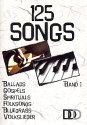 125 Songs Band 1 fr Gesang/Gitarre songbook Melodien/Texte/Akkorde