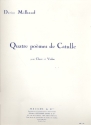 4 pomes de Catulle pour chant et violon