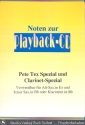 Pete Tex Spezial und Clarinet-Spezial: B- und Es-Stimme zur Playback-CD