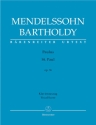 Paulus op.36 fr Soli, gem Chor und Orchester Klavierauszug (dt/en)