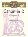 Canon in D for 4 cellos score and parts