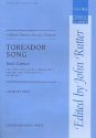 Toreador Song for soloists, male chorus and orchestra vocal score