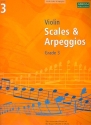 Scales and Arpeggios Grade 3 for violin