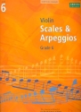 Scales and Arpeggios Grade 6 for violin