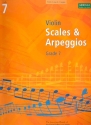Scales and Arpeggios Grade 7 for violin