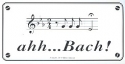 Aufkleber ahh...Bach (Set mit 10 Stk)