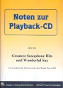 Pete Tex - Greatest Saxophone Hits und  Wonderful Sax: B- und Es-Stimme zur Playback-CD