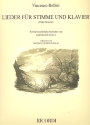 Lieder fr Gesang (hoch) und Klavier (it)