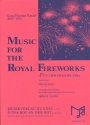 Music for the Royal Fireworks (komplett) fr Blasorchester Partitur und Stimmen (in 3 Bnden)