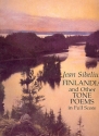Finlandia and other Tone Poems for orchestra score