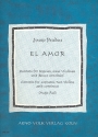 El Amor fr Sopran, 2 Violinen und Bc Partitur (sp)