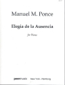 Elegia de la Ausencia for piano