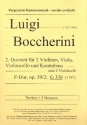 Quintett F-Dur op.39,2 G338 fr 2 Violinen, Viola, Violoncello und Kontrabass Partitur und Stimmen