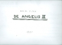 De Angelis III fr Flte und Orgel mit mechanischer Registertraktur Spielanweisung,  Verlagskopie