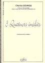 3 Quatuors inddits pour quatuor  cordes partition et parties