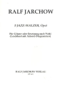 5 Jazz-Walzer op.6 fr Gitarre (Melodieinstrument)