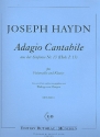 Adagio cantabile fr Violoncello und Klavier