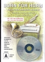Born for Horn Band 1 (+CD) fr Horn und Begleitung (Klavier, Schlagzeug, Horn 2-4) Partitur und Stimme