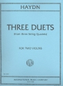 3 Duets from 3 String Quartets for 2 violins