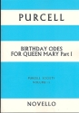 The Works of Henry Purcell vol.11 Birthday Odes for Queen Mary part 1
