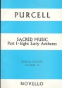 The Works of Henry Purcell vol.13 Sacred Music Part 1