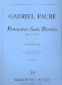 Romance sans paroles op.17,2 fr Violine und Klavier