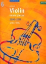 Selected Violin Exam Pieces Grade 6 (2008-2011) (+2CD's) for violin and piano