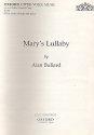 Mary's Lullaby for female chorus and piano score