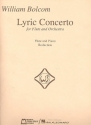 Lyric Concerto for flute and orchestra for flute and piano