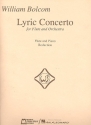 Lyric Concerto for flute and orchestra for flute and piano