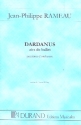 Dardanus Airs de ballet pour orchestre partition miniature