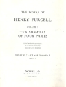 10 Sonatas of 4 Parts (nos.5-7) for strings violin 2