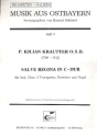 Salve Regina C-Dur fr Soli, Chor, 2 Trompeten, Streicher und Orgel Harmonie
