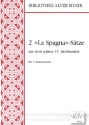 2 La Spagna-Stze aus dem spten 15.Jahrhundert fr 3 Instrumente (STB) 3 Spielpartituren