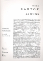 44 Duos Band 1 (Nr.1-30) für Viola und Violoncello 2 Spielpartituren