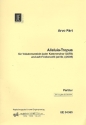 Alleluja-Tropus fr Vokalensemble oder Kammerchor (SATB) und 8 Violoncelli,  Partitur (Kopie)