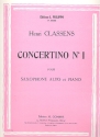 Concertino Nr.1 op.85,1 fr Altsaxophon und Klavier
