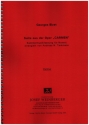 Suite aus der Oper 'Carmen' fr Fl, Klar, Horn, Fag, 2 Vl, Va, Vc und Kb Partitur