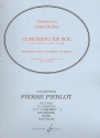 Concerto sol majeur pour hautbois et orchestre  cordes pour hautbois et piano