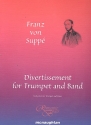 Divertissement for Trumpet and Band for trumpet and piano