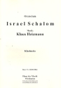 Israel Schalom fr Soli, gem Chor, Sprecher und Orchester Klarinette in B