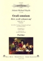 Oculi omnium fr gem Chor, 2 Violinen, Violoncello und Orgel Partitur