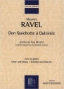 Don Quichotte  Dulcine pour voix et piano (frz/en)