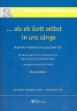 Als ob Gott selbst in uns snge fr gem Chor (Gemeinde) und Instrumente Klavierauszug