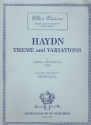 Theme and Variations for 3 instruments (String or woodwind) score and parts