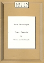 Duo-Sonate fr Violine und Violoncello 2 Partituren