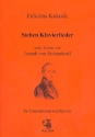 7 Lieder fr Frauenstimme undd Klavier