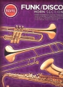 Funk & Disco Horn Section: for voice, trumpet, saxophones and trombones score
