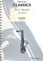 Ave verum fr Saxophon-Ensemble (SAATBar) Partitur und Stimmen