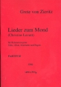 Lieder zum Mond fr Koloratur-Sopran, Flte, Oboe, Klarinette und Fagott Partitur